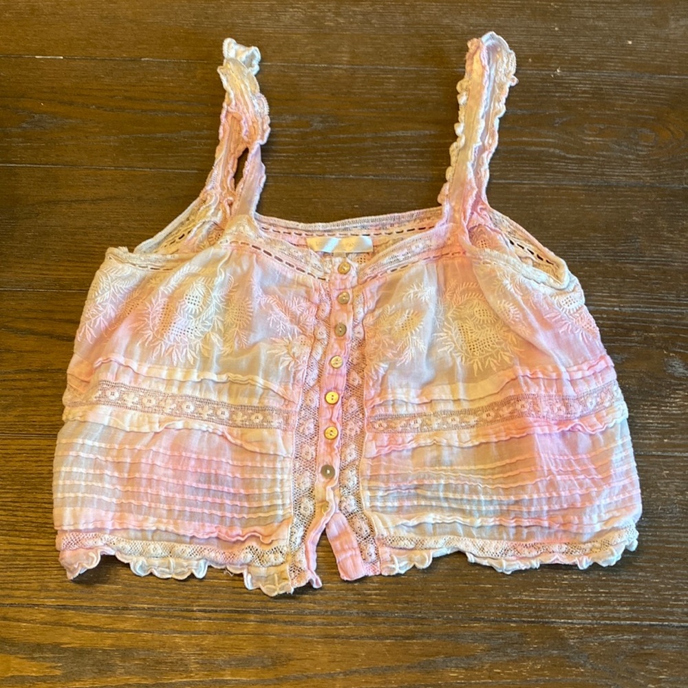 Loveshackfancy size medium Tully top tank blouse